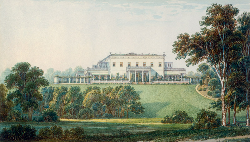 The Summer Palace of Duke of Leuchtenberg in Sergievka à Artiste inconnu