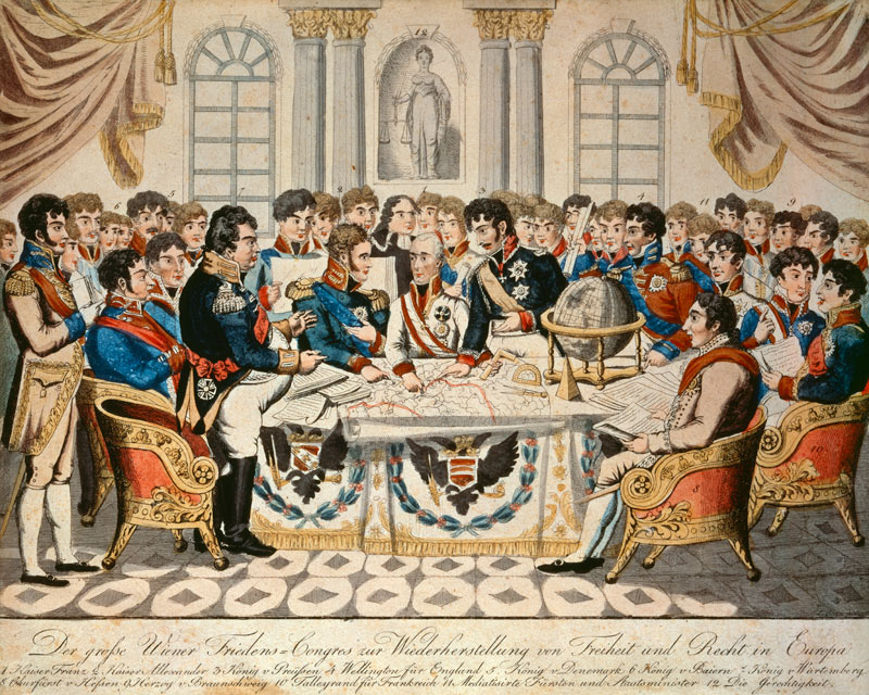 The Congress of Vienna à Artiste inconnu