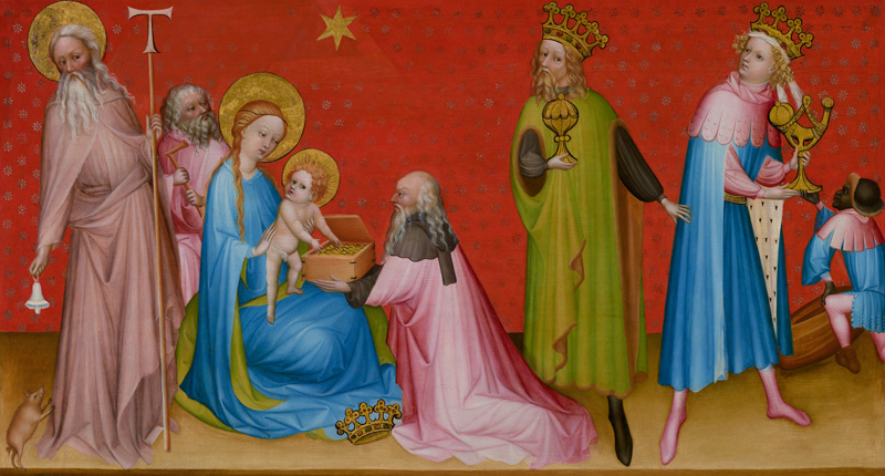 Adoration of the Magi with Saint Anthony Abbot à Artiste inconnu