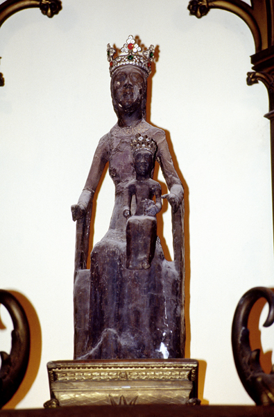 The Black Madonna of Rocamadour (Vierge noire de Rocamadour) à Artiste inconnu