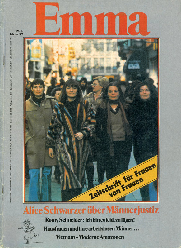 First issue of the EMMA magazine from February 1977 à Artiste inconnu