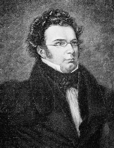 Franz Schubert (1797-1828) (After Watercolour portrait by Wilhelm August Rieder) à Artiste inconnu