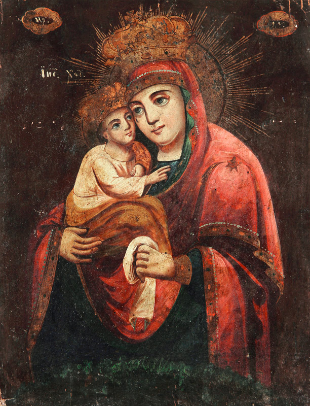 The Mother of God Our Lady of Pochayiv à Artiste inconnu