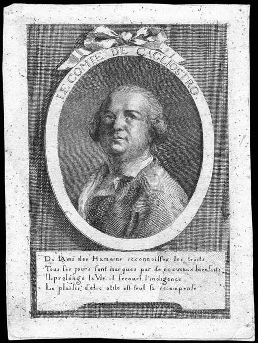 Count Alessandro di Cagliostro (1743-1795) à Artiste inconnu
