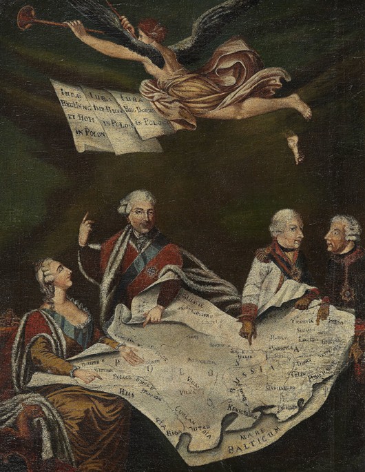 Allegory of the Partition of Poland à Artiste inconnu