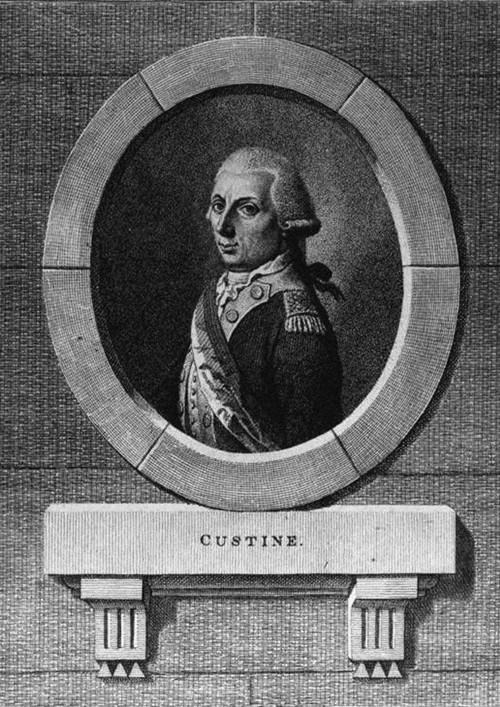 Armand de Custine à Artiste inconnu