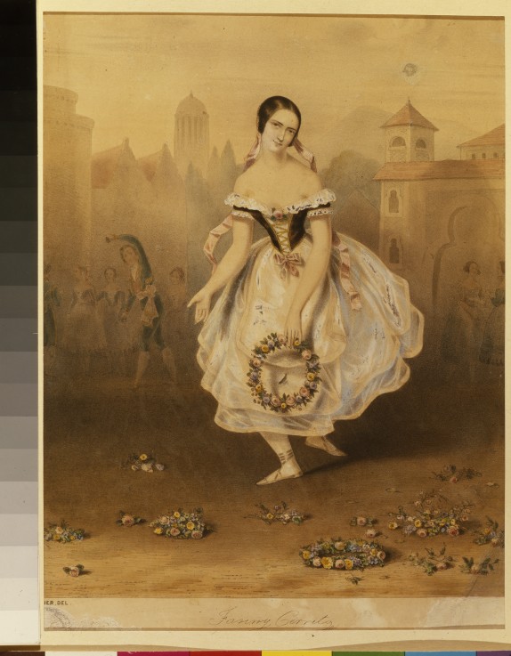 Ballet dancer Fanny Cerrito à Artiste inconnu