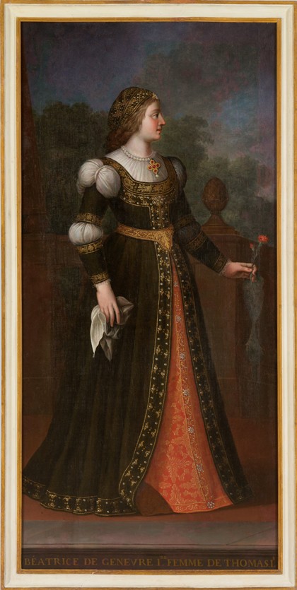 Béatrix of Geneva, wife of Thomas I of Savoy à Artiste inconnu