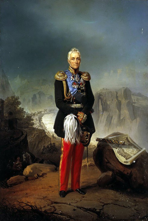 Portrait of Count Mikhail Vorontsov (1782-1856) à Artiste inconnu