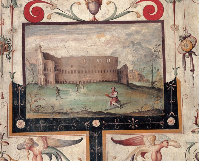 View of the Colosseum à Artiste inconnu