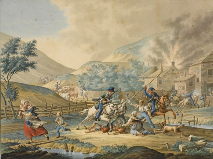 Anglo-Russian invasion of Holland in 1799 à Artiste inconnu