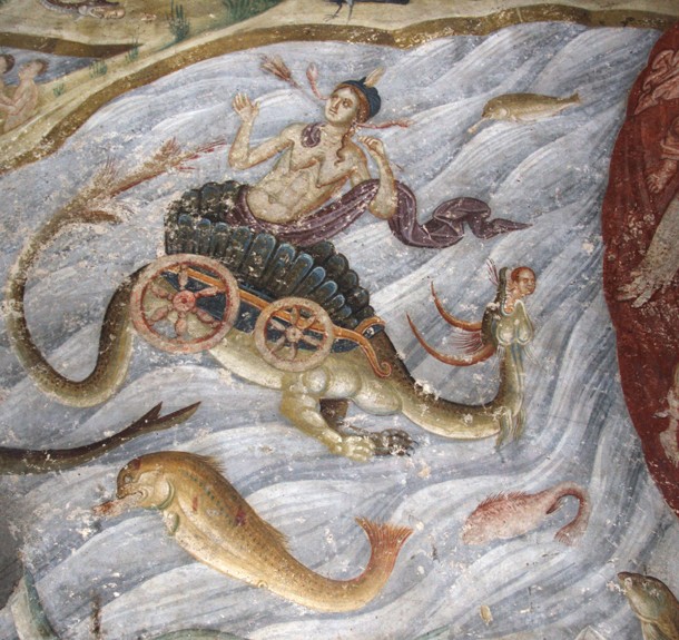 The Last Judgment. Detail: The sea gave up its dead à Artiste inconnu