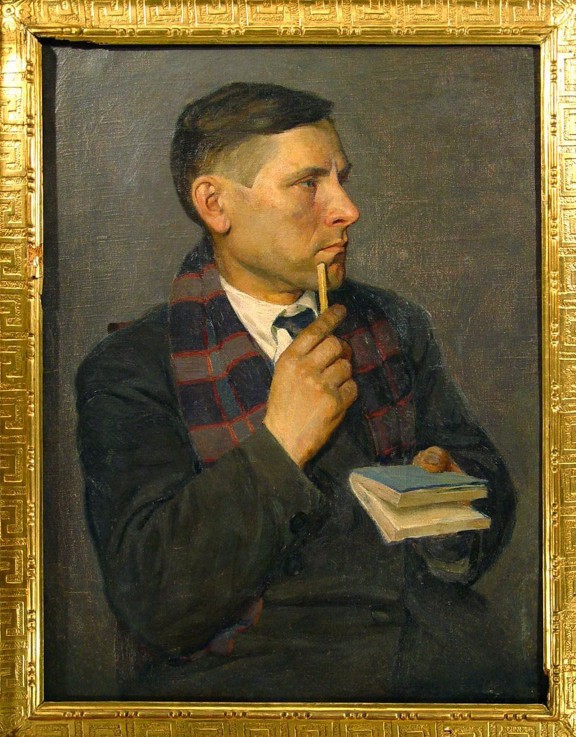The author Michail Bulgakov (1891-1940) à Artiste inconnu