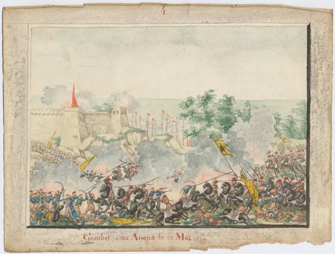 The Capture of the Anapa fortress on June 23, 1828 à Artiste inconnu