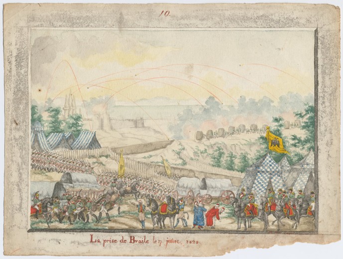 The Capture of the Brailov fortress on June 7, 1828 à Artiste inconnu