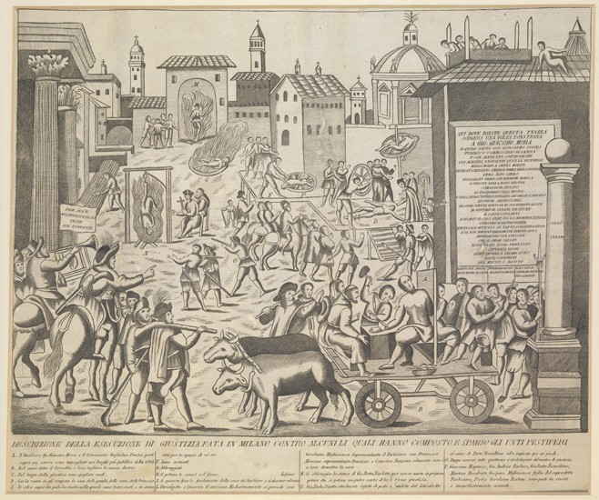 Great Plague of Milan, 1630 à Artiste inconnu