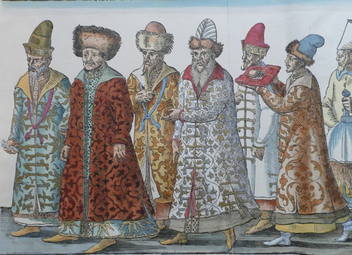 The rulers of Moscow. Grand Duke Ivan III, Vasili III Ivanovich, Ivan IV the Terrible and their Amba à Artiste inconnu
