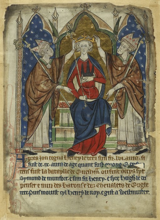 The coronation of King Henry III à Artiste inconnu