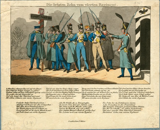 The Last Ten of the 4th Regiment à Artiste inconnu