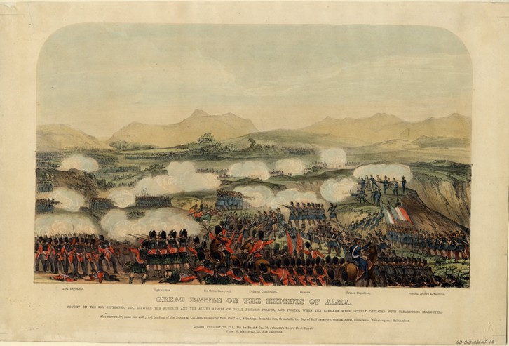 The Battle of the Alma on September 20, 1854 à Artiste inconnu