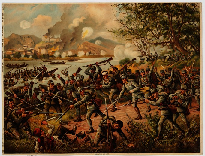 The Battle of Drina à Artiste inconnu