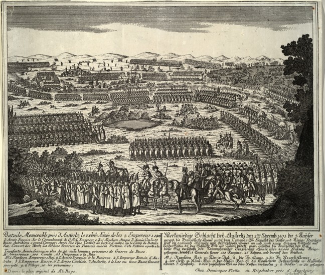 The Battle of Austerlitz on December 2, 1805 à Artiste inconnu