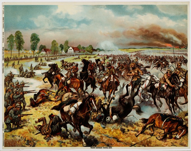 The Battle of Tannenberg, August 1914 à Artiste inconnu