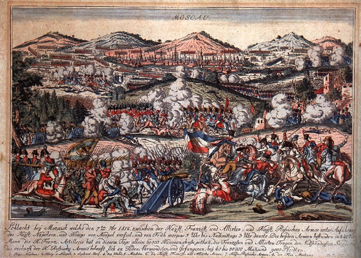 The Battle of Mozhaysk on August 26, 1812 à Artiste inconnu