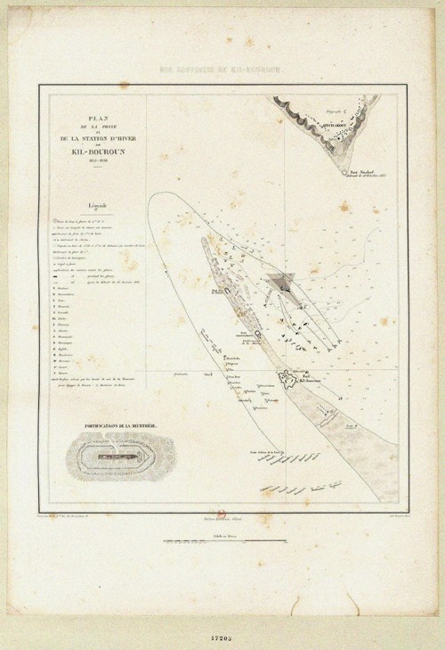 The Floating batteries at the Siege of Kinburn 1855-1856 à Artiste inconnu