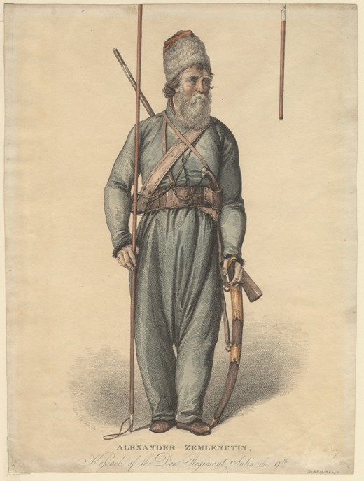Alexander Zemlyanukhin, cossack of the Don Regiment à Artiste inconnu