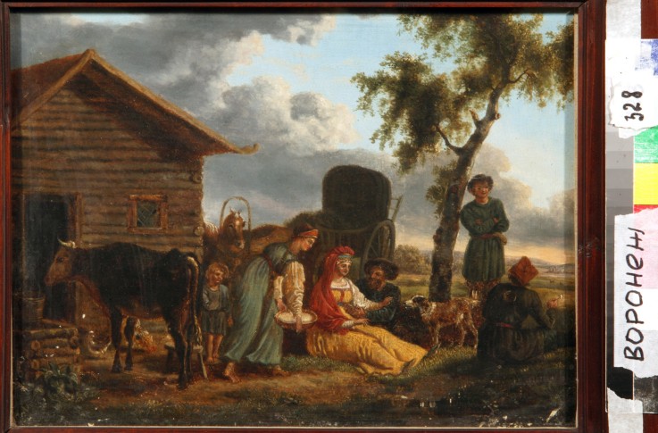 A Peasant Scene à Artiste inconnu