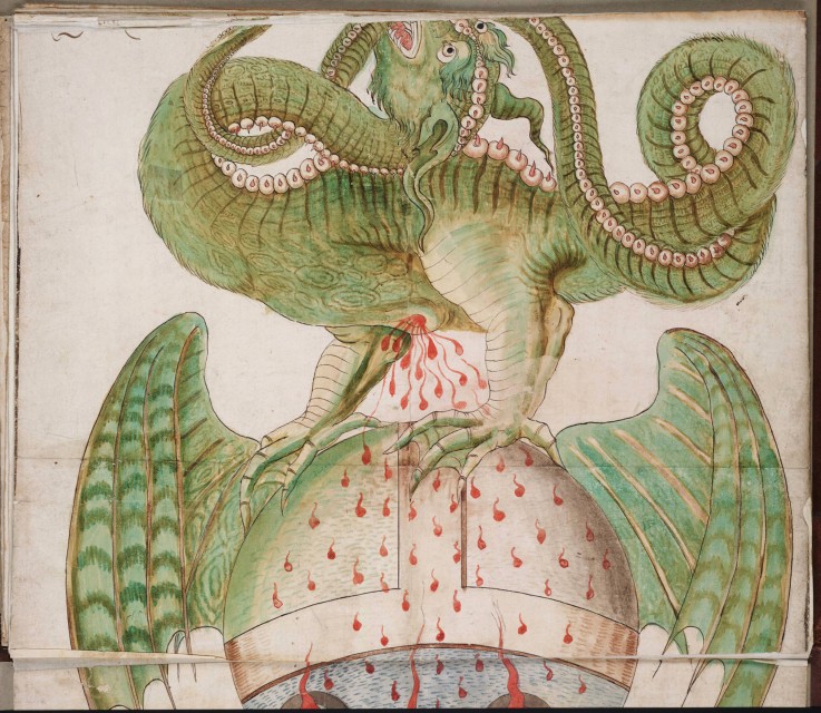 Emblematic Alchemy (from The Ripley Scroll) à Artiste inconnu