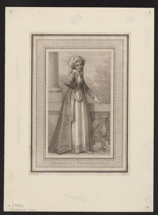 Princess Izabela Czartoryska, née Countess Fleming (1746-1835) à Artiste inconnu