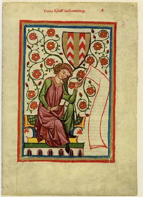 Rudolf II of Fenis (From the Codex Manesse)
