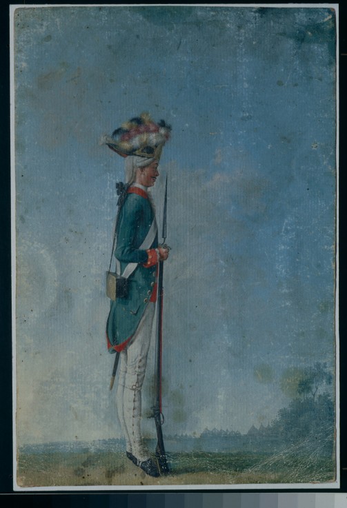 Grenadier of the Preobrazhensky Regiment à Artiste inconnu