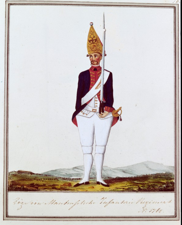 Grenadier of the Regiment "Zöge von Manteuffel" à Artiste inconnu
