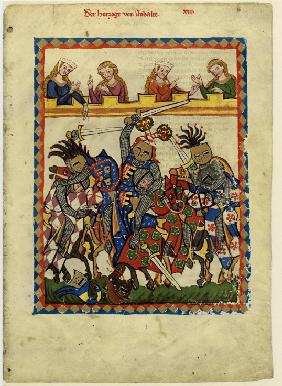 Henry I, Count of Anhalt (From the Codex Manesse)