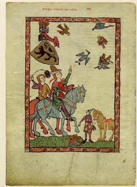 Margrave Henry III of Meissen (From the Codex Manesse)