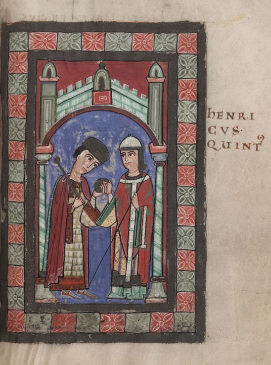 Emperor Henry V and Matilda of England at the Wedding Feast in Mainz on 7 January 1114 à Artiste inconnu
