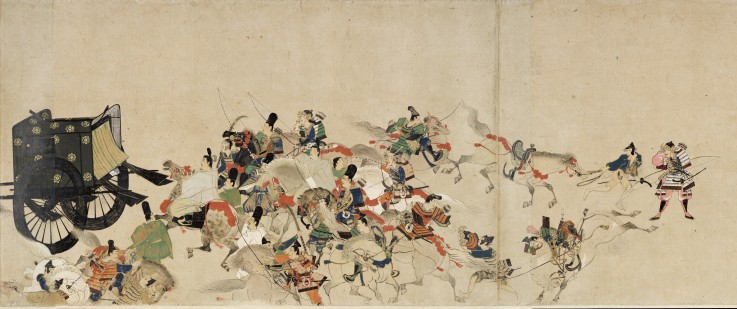 Illustrated Tale of the Heiji Civil War (The Imperial Visit to Rokuhara) 3 scroll à Artiste inconnu