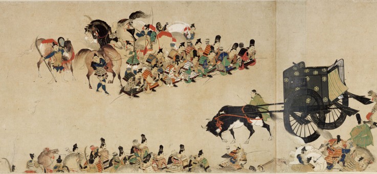Illustrated Tale of the Heiji Civil War (The Imperial Visit to Rokuhara) 4 scroll à Artiste inconnu