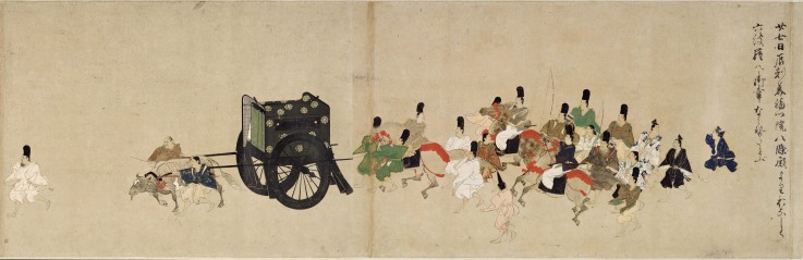 Illustrated Tale of the Heiji Civil War (The Imperial Visit to Rokuhara) 5 scroll à Artiste inconnu