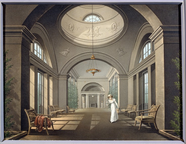 Interior of the Aviary in the Pavlovsk palace à Artiste inconnu