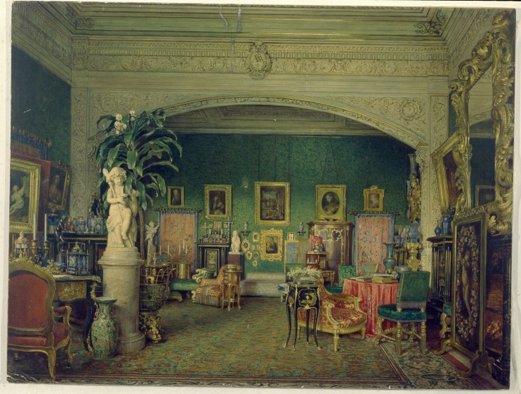 Interior of the Mariinsky Palace in Saint Petersburg à Artiste inconnu