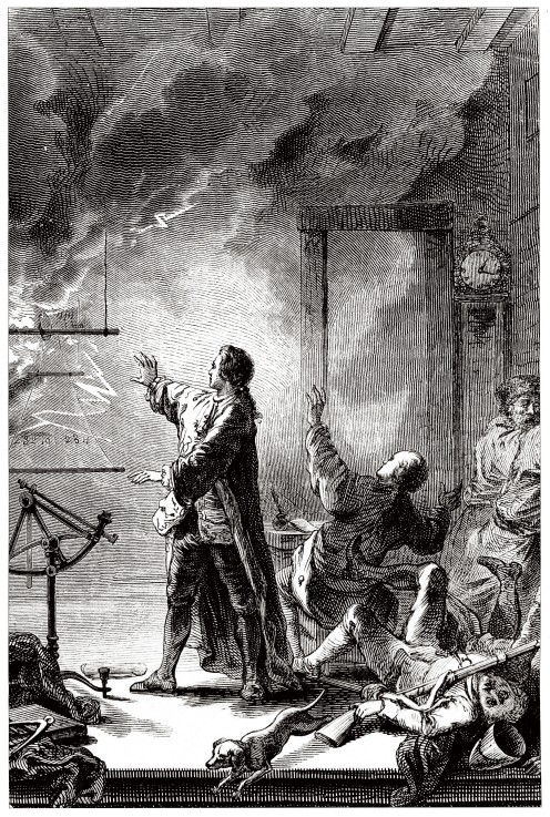 Jean-Baptiste Chappe d'Auteroche observed the transit of Venus expected on 6 June 1761 in Tobolsk in à Artiste inconnu