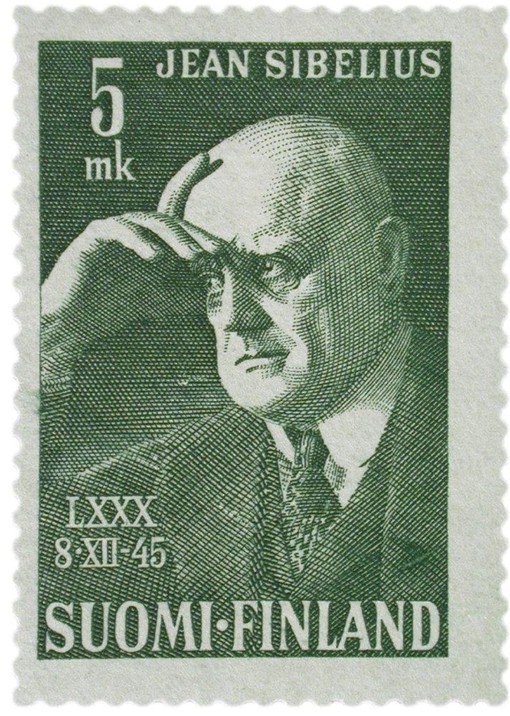 Jean Sibelius (postage stamp) à Artiste inconnu