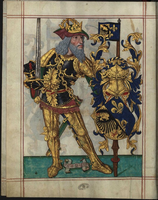 Charles the Great (From Livro do Ameiro-Mor) à Artiste inconnu