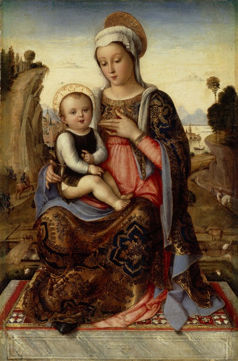 Virgin and Child à Artiste inconnu