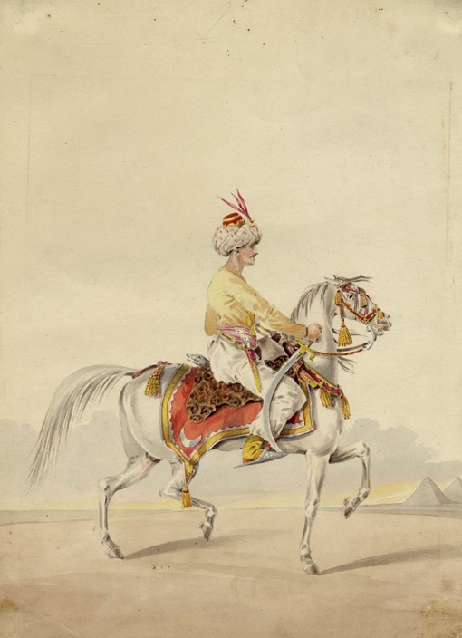 Mamluk on horseback à Artiste inconnu