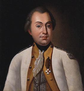 Mikhail Kutuzov in the uniform of the Lugansk Pikineer Regiment, 1788